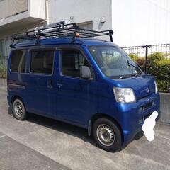 【走行9.1万キロ】ハイゼットカーゴ　AT 　ルーフキャリア　車...