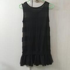 レディース Мｻｲｽﾞ　ノースリーブ 　レース　ボーダー　服の画像