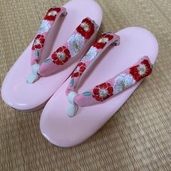 七五三　草履　女の子　未使用　21センチ　ピンク
