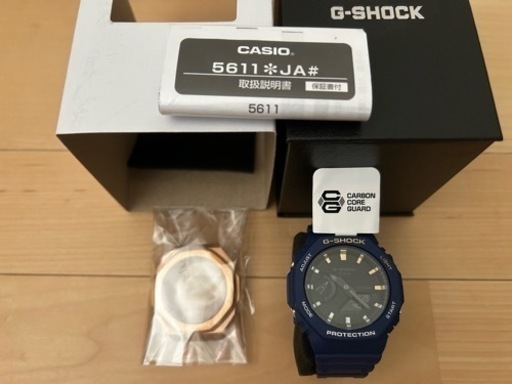 フルセット GA2100  Gショック　カシオーク　ステンレス ベゼルケース【新品未使用】 G-shock  Ga2100-2AJF 