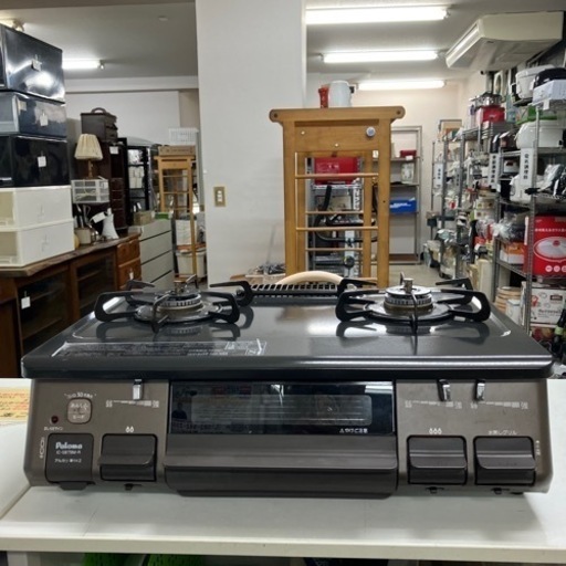 N2404-916 パロマ ガスコンロ IC-S87BM-1R  都市ガス 2020年製 キズ汚れ有り 動作確認済み