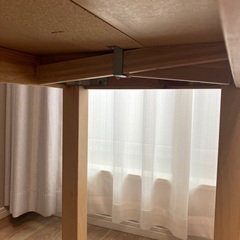 【お譲り先決定】IKEA 伸長式 ダイニングテーブル BJURSTA　ビュースタ　ナチュラルの画像