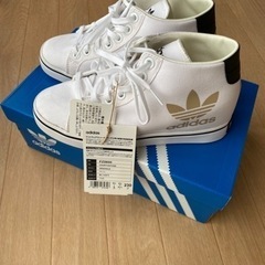 【新品未使用】adidas厚底スニーカー　コートバンテージ　FZ...