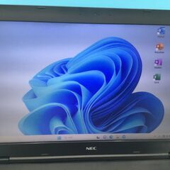 🐱【超美品】ノートパソコン【NEC】 コア5・8世代搭載 高速SSD「Win11・Office2021」管理No15の画像