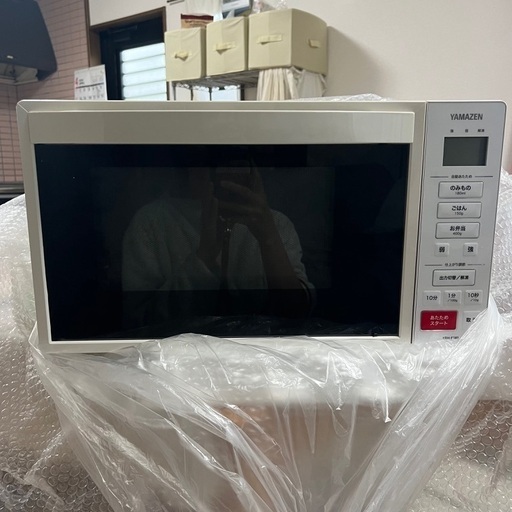 電子レンジ　美品　ヤマゼン　YRH-F181 2018年製