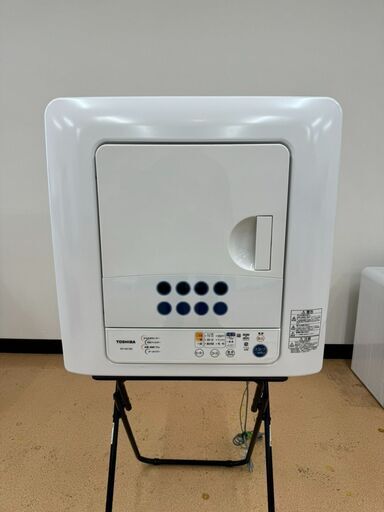 ②衣類乾燥機/乾燥機/4.5㎏/1人暮らし/新生活/単身用/東芝/TOSHIBA/ED-45C/中古品/2018年製