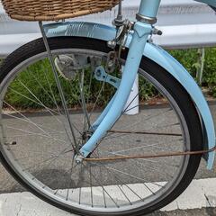 （終了）子供用自転車　DAIWA ガールズサイクル　シルバーリング　キュート　5年使用の画像