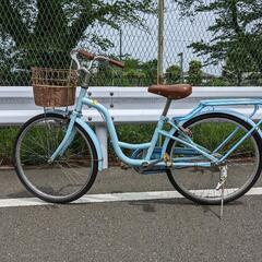 （終了）子供用自転車　DAIWA ガールズサイクル　シルバーリン...