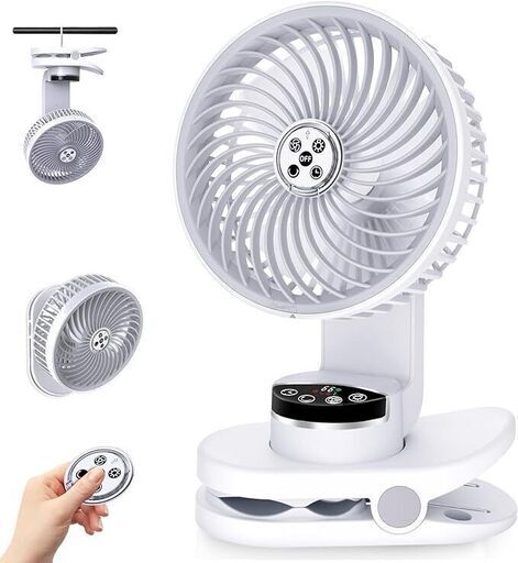 【ほぼ新品】コンセント不要　コンパクト扇風機