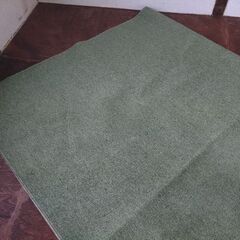 家具 カーペット/マット　6畳　緑