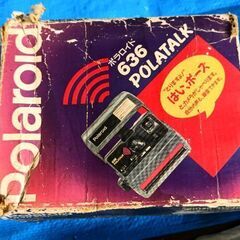 POLAROID 636 POLATALK ポラロイド 636ポラーク　取扱説明書付