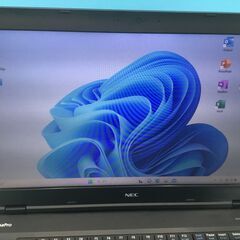 🐱【超美品】ノートパソコン【NEC】 コア5・8世代搭載 高速SSD「Win11・Office2021」管理No20の画像