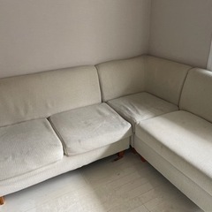 【無料・差し上げます】家具 ソファ 3人掛けソファ