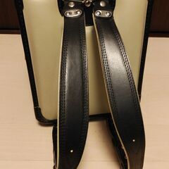 池田屋ランドセル★防水牛革クロ★A4フラットファイル対応の画像