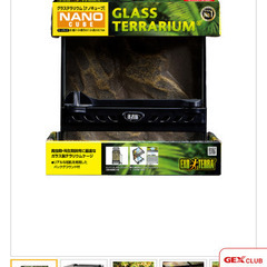 グラステラリウム ナノキューブ PT2599 爬虫類ケージの画像
