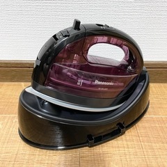 【美品】パナソニック コードレススチームアイロン NI-WL405-Pの画像