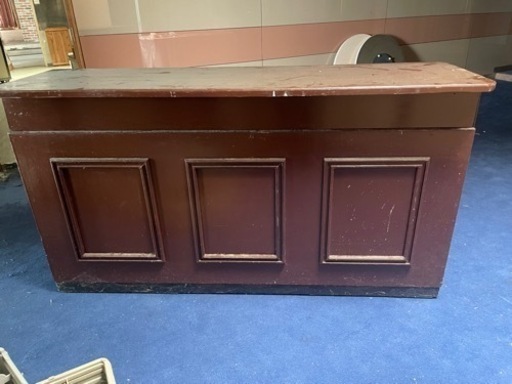 移動式　バーカウンター　コロ付