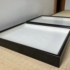 昆虫標本用ドイツ木箱2個 約51cmx42cmの画像