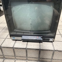 ★シャープ14型ブラウン管テレビ★の画像
