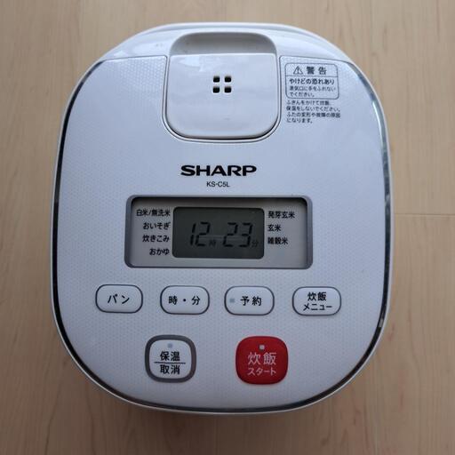 SHARP 炊飯器 3合