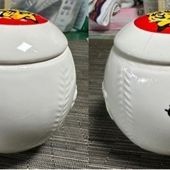 タイガース釜めし入れ蓋付きの画像