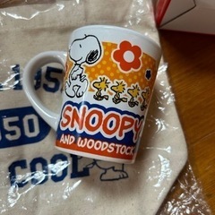 マグカップ　ミニバッグ　スヌーピーの画像