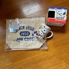 マグカップ　ミニバッグ　スヌーピーの画像
