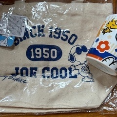 マグカップ　ミニバッグ　スヌーピーの画像