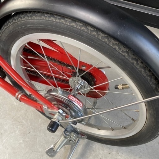 無印良品 16型 子供用 自転車 補助輪　押し棒付