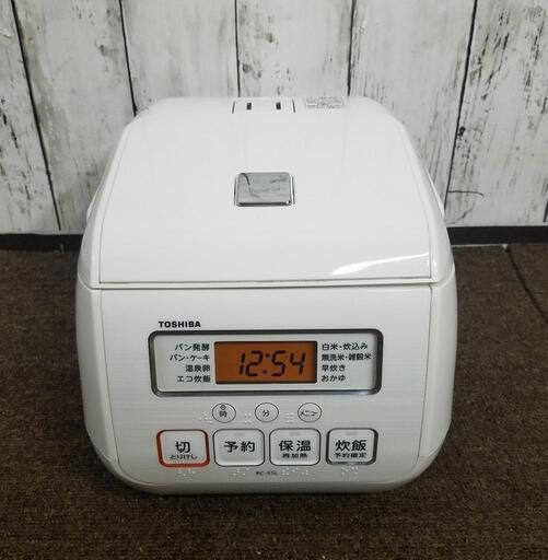東芝 マイコンジャー炊飯器3合炊き TOSHIBA RC-5SL-W　2018年製品\n