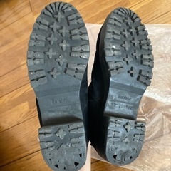 Bershka　スエード　ショートブーツ　ブラック　38の画像