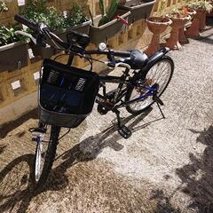 《お話中》自転車マウンテンバイクの画像