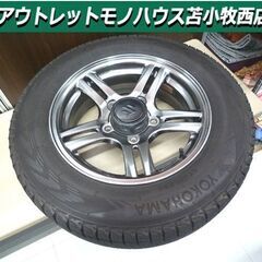 タイヤ付きホイール 1本 スズキ ジムニー 純正 ランドベンチャー センターキャップ付き 中古 16インチ 139.7 5.5J 5穴 +22 苫小牧西店