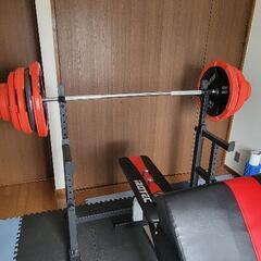 【相談中】【最終値下げ！！！】ベンチプレス一式 175kgセット...