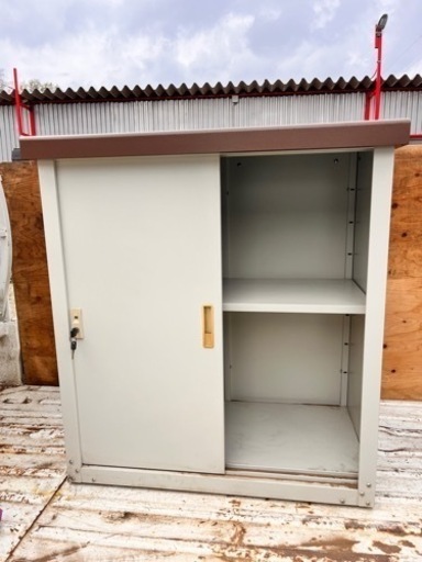 小型スチール物置　収納家具 物置
