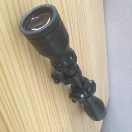 猟銃のスコープ