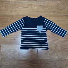 【90cm】長袖Tシャツ＋カーディガンの画像