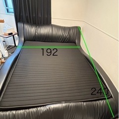 家具 ベッド ダブルベッドの画像