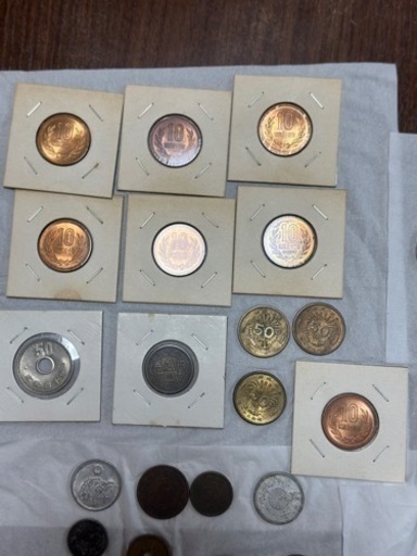 旧日本貨幣色々な海外コイン
