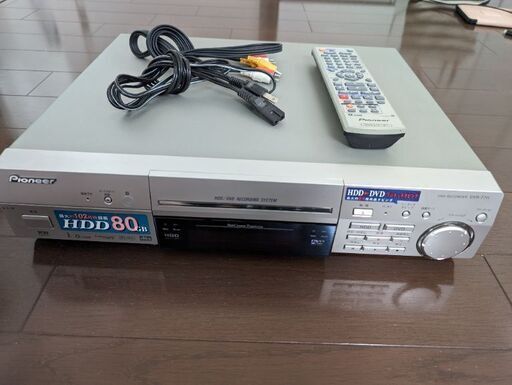 パイオニアDVDレコーダー DVR-77H（2003年製）※リモコン無反応のジャンク品