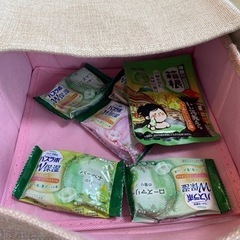 決まりました。布の引き出し、石鹸、入浴剤あげます。の画像