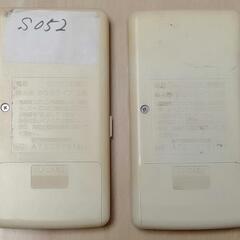 National　エアコン用リモコン2個の画像