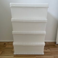 4段　収納ケース　衣類収納の画像