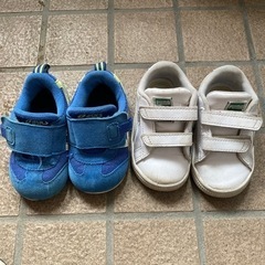 キッズの靴　13cm asics puma