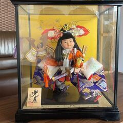 ￥0　凛々しい顔の　五月人形です　