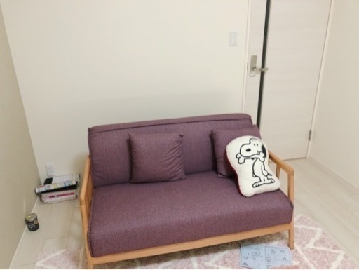 【2.5人がけソファ】LOWYA、2020年に購入、期間限定一万円