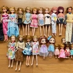 【ジャンク品】リカちゃん人形など☆まとめ売り25体