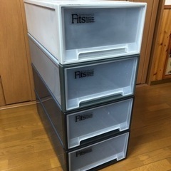 Fits押入れ収納ケース4点