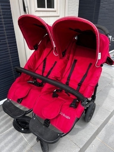 ココダブル　2人乗りベビーカー　エアーバギー　双子ベビーカー