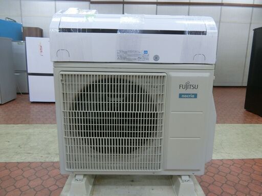 ID 387652　エアコン6.3K　富士通　２０２０年　２０～２３畳　冷暖　単相200V　AS-V63J2W